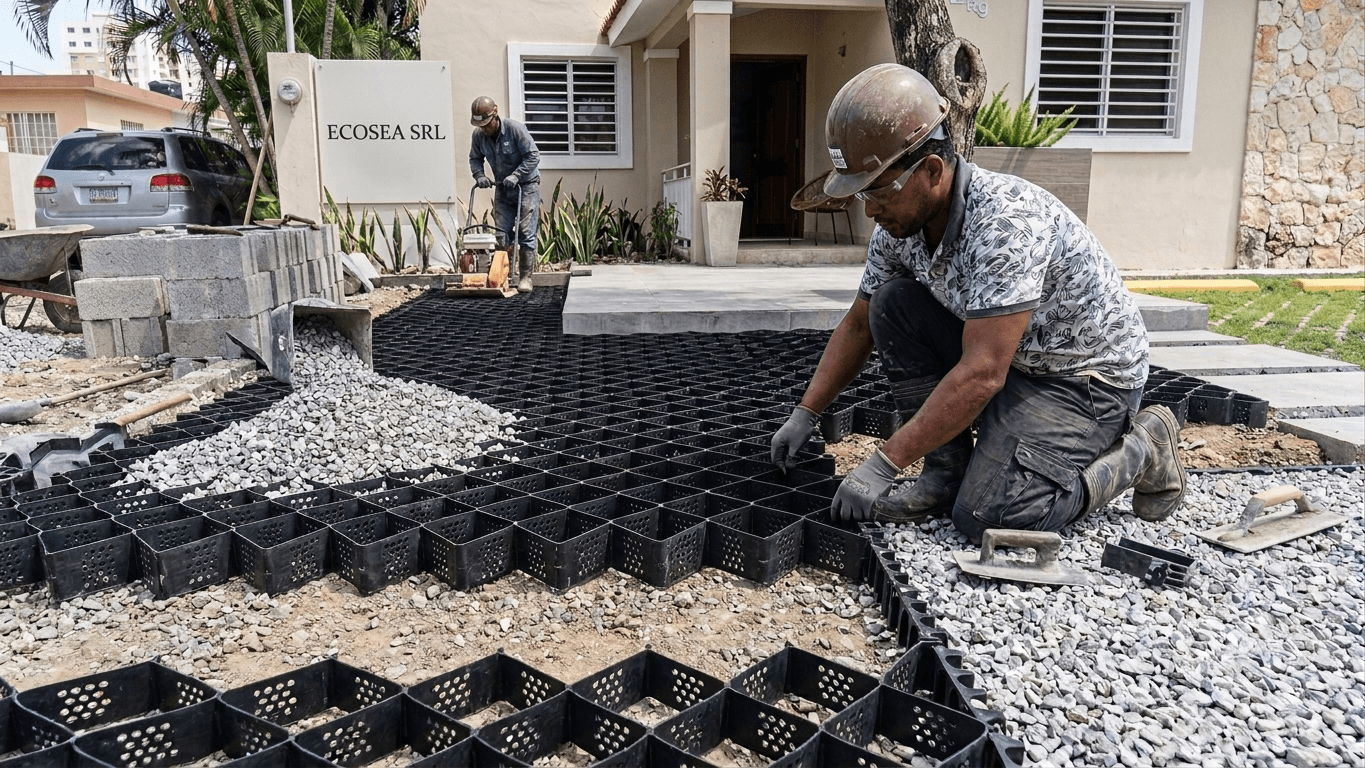 Geoceldas en el sector doméstico: la revolución invisible para entradas, aceras y jardines