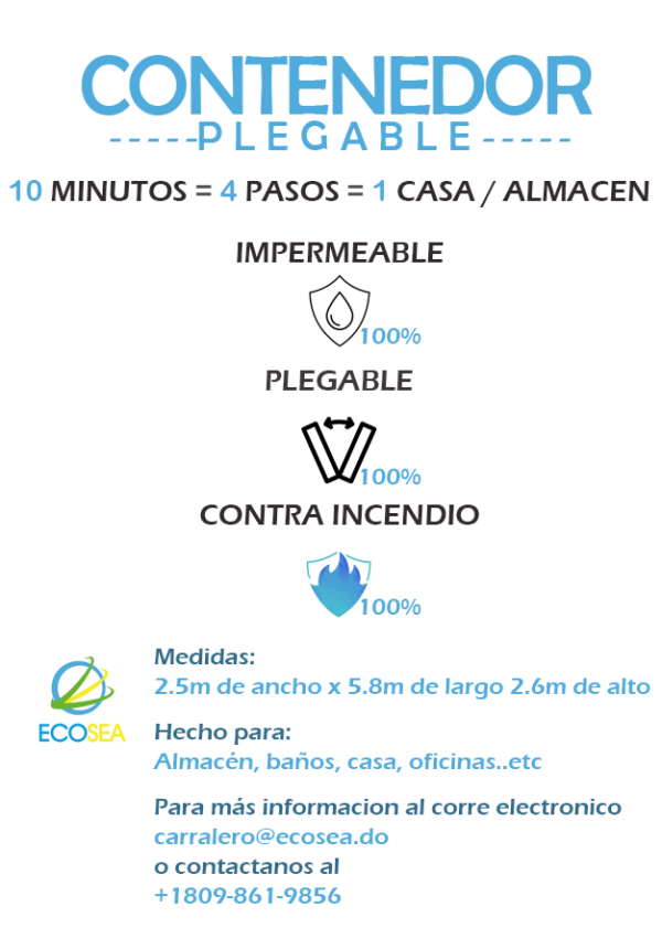-Contenedor Plegable