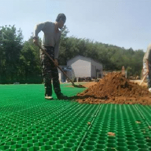 Rejilla plástica para césped